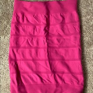 Pink Bebe mini skirt